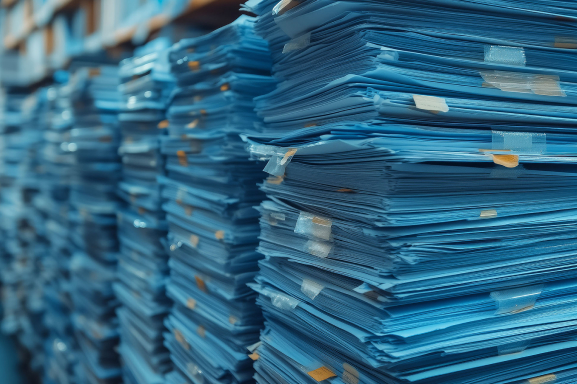 Stacks upon stacks of paperwork