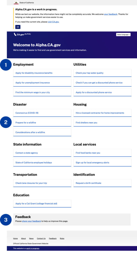 Our site screenshot